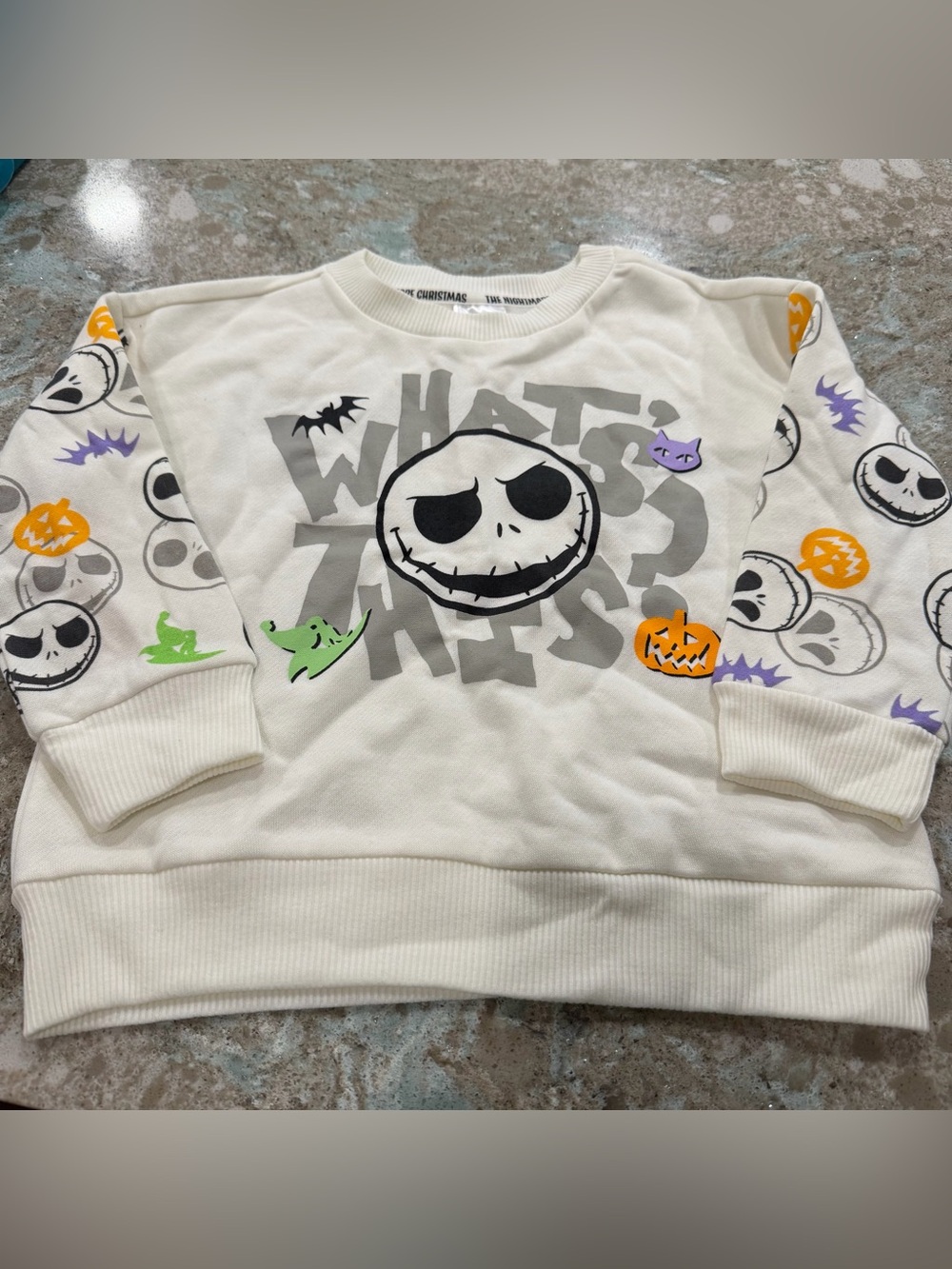 NBC Jack Skellington Sweater 3T